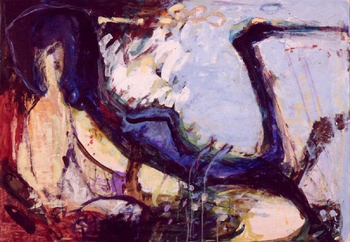 Fotograf: Behrend Fo2grafi
Værk  titel: Figurer i magisk landskab 
Værk  type: Maleri 
Materiale: Acryl/mix 
Størrelse: 100x140 cm 
Færdiggjort: 1993 