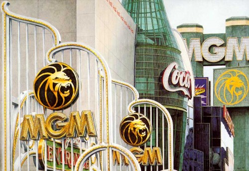 Fotograf: Mingo
Værk  titel: MGM 
Værk  type: Maleri 
Materiale: Olie og acryl på lærred 
Størrelse: 110 x 160 cm 
Færdiggjort: 1998 