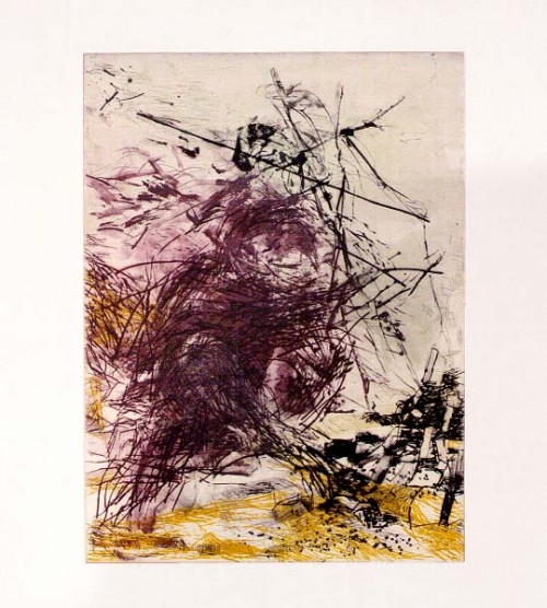 Fotograf: Hans Nielsen
Værk  titel: Rød høstak 
Værk  type: Kobbertryk 
Materiale: Papir 
Størrelse: 39x28 cm 
Færdiggjort: 1994 