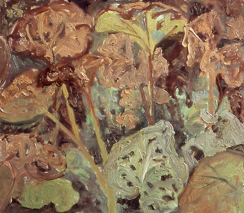 Fotograf: Mads Filskov
Værk  titel: Skræpper 
Værk  type: Maleri 
Materiale: Olie på masonit 
Størrelse: 36 x 40,5 cm 
Færdiggjort: 1998 