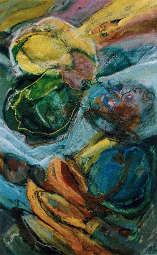 Fotograf: Eget foto
Værk  titel: Måneelskov 
Værk  type: Maleri 
Materiale: Olie på lærred 
Størrelse: 100 x 160 cm 
Færdiggjort: 2002 