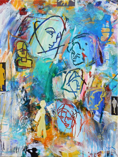 Maleri, 60 x 80 cm., 2008