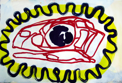 62x82 cm tempera på papir 2007